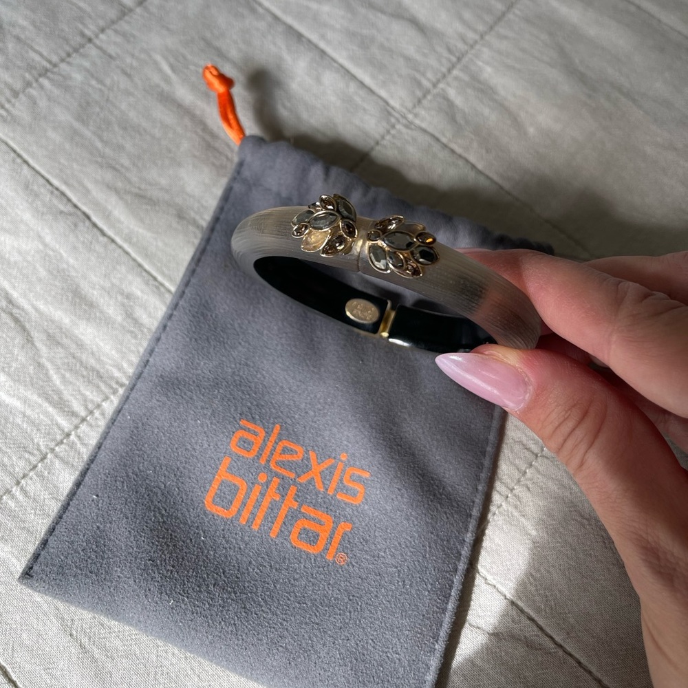 Alexis Bittar lucite bangle